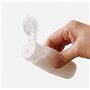 Lot de 4 flacons souples en plastique de 100 ml avec couvercle à rabat