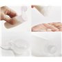 Lot de 4 flacons souples en plastique de 100 ml avec couvercle à rabat