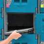 Lot de 4 cadenas pour valise - Petit cadenas avec clé - Multicolore - Pour les voyages en avion