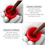 Lot de 10 paires de protections anti-basculement pour meubles - Ancrage mural sans perçage - Fixation murale amovible - Support 