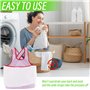 Lot de 2 Tablier de Lavage Grande Poche, Tablier a Linge Imperméable Laundry Apron Tablier Pratique pour Sécher avec Poche pour 