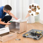 Insert Fileté Metal, 155 Pièces Insert Fileté Bois Insert Bois M4 M5 M6 M8 Ecrou a Sertir Pour Meubles en Bois Avec Boîte en Pla