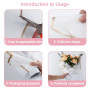 Papier Cadeau Bouquet, 40 Feuilles Papier Emballage Fleuriste 58 x58cm Imperméable Flower Wrapping Paper pour Emballage Cadeau R