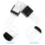 Fumanduo 20 Pièces Transistor MOSFET de Puissance Redresseur à Canal N 49A 55 V Transistor MOSFET N-Channel MOSFET 49A 55V IRFZ4