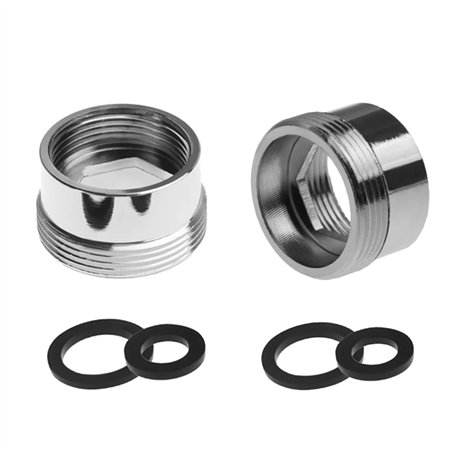 Nuzamas Lot de 2 anneaux en D en acier inoxydable 304 Filetage M14