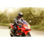 JET Blouson moto imperméable avec armure veste moto multi fonctionnel textile (Noir, 7XL (EU 64-66))