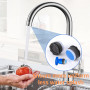 8 Pièces Mousseur Robinet, M16.2/M18.2/M21.2/M23.5 Plastique Mousseur pour Robinet avec 4 Clé Embout Economiseur d'Eau Filtre Ec