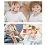 10 Feuilles Tatouages Temporaires Avion pour Enfants Autocollants Cartoon Amusants Garçons Filles Autocollants Faux Tatouages Mi
