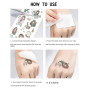 10 Feuilles Tatouages Temporaires Avion pour Enfants Autocollants Cartoon Amusants Garçons Filles Autocollants Faux Tatouages Mi