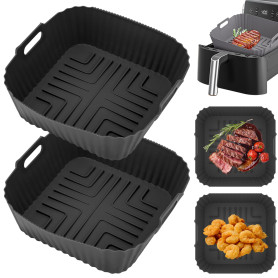 2 Pièces Moule Silicone Air Fryer