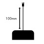 Répartiteur LED 6 sorties mini-prise câble de longueur 10 cm noir