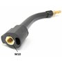 ELCAN Pack d'une tête pour torche 15ak et guide fil bleu de 4 mètres pour fil 0.6-1.0mm pour torche mig mag. Consommables et acc