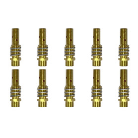 ELCAN Porte-buse cuivre 10 M6 pour torche 15ak. Consommables et accessoires pistolet de soudage. Support de tube de contact pour