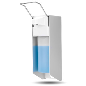 TIDEVAN Distributeur de Savon Eurospender 500ML Distributeur Savon Mural Distributeur de Savon avec Pression sur Les Coudes Dist