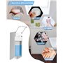TIDEVAN Distributeur de Savon Eurospender 500ML Distributeur Savon Mural Distributeur de Savon avec Pression sur Les Coudes Dist