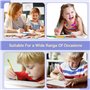 LPAMABA 28 PCS Set Guide Doigts Ecriture Enfant Silicone Apprendre a Ecrire Silicone Guide Doigts Ecriture Enfant Stylo Multicol