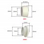ELCAN Consommables et accessoires professionnels pour torche de soudage TIG série WP 17 18 26 avec buses en céramique, buses, co