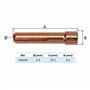 ELCAN Consommables et accessoires professionnels pour torche de soudage TIG série WP 17 18 26 avec buses en céramique, buses, co