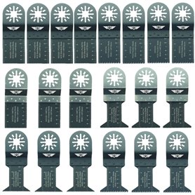 20 x TopsTools UNK20 Mix Lames Compatible avec Bosch Fein (Non-StarLock) Makita Milwaukee Einhell Ergotools Hitachi Parkside Ryo