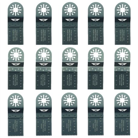 15 x TopsTools UNKB15 Mix Lames Compatible avec Bosch