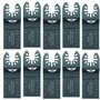 10 x 35 mm TopsTools FA35J_10 Lames de coupe à bois grossier à ajustement rapide compatibles avec Dewalt Stanley Black et Decker