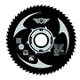 1 x TopsTools CS8560T 85mm 60T Lames de scie HSS Alésage 15mm Compatible avec Worx