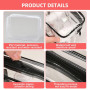 Lot de 288 pochoirs en vinyle pour nail art, décorations, set d’autocollants pour ongles, faux ongles, 24 feuilles