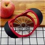 YIQI Trancheuse à pommes, 12 lames Extra Large Carottier à pomme améliorée Trancheuse à fruits en acier inoxydable ultra-trancha