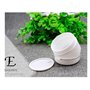 6 Pcs 8 oz (250ml) Bocaux cosmétiques en plastique blanc avec doublures intérieures et couvercles de dôme Contenants cosmétiques