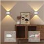 Feallive Applique Murale Interieur avec Détecteur de Mouvement, avec Batterie Rechargeable Contrôle Tactile 3 Niveaux de Luminos
