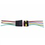 Qiilu 1PC Nouveau 3/4/5/6 Pin Way Voiture Imperméable Auto Fil Électrique Connecteur Plug（6 Pin）
