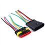 Qiilu 1PC Nouveau 3/4/5/6 Pin Way Voiture Imperméable Auto Fil Électrique Connecteur Plug（6 Pin）