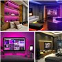 WEILY 10M Ruban LED Bleutooth,Bande LED 5050 RGB Contrôlé par APP du Smartphone, Synchroniser avec Rythme de Musique de Minuteri