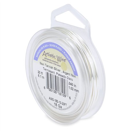 Artistic Wire 18-GaugeTarnish Resistant Silver Wire