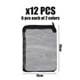 Lot de 2 serre-têtes en plastique rigide pour femme et fille Style D Noir et marron