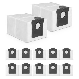 Lot de 12 Sacs à Poussière pour Aspirateur Dreame X40 Ultra/L10s Pro Ultra Heat/X30 Ultra/S30/S10