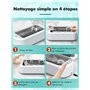 Singphere Nettoyeur Ultrasons – Nettoyeur Ultrason 48 kHz avec Réservoir 650ml, Nettoyage Profond 360° (2 Niveaux), Idéal pour L