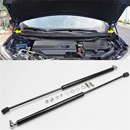 HIGH FLYING pour Kadjar 2015-2021 Capot Moteur Soulever Amortisseurs Support de Levage de Capot Extensibles Auto Verin hydrauliq