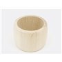 MGI DEVELOPPEMENT Artisanat Francais Traditionnel, Lot de 12 Ronds de Serviette en Bois Brut Made in France, Jura (à Laisser Bru