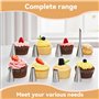 yolzhxe 11 Pièces Poches à Douille de Qualité Supérieure Kit, Kit de Décoration Gâteaux, Douille en Acier Inoxydable pour Crème 