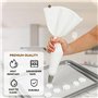 yolzhxe 11 Pièces Poches à Douille de Qualité Supérieure Kit, Kit de Décoration Gâteaux, Douille en Acier Inoxydable pour Crème 