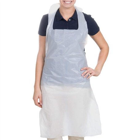 FSSTUD 10 Pièces Tabliers en Plastique Protection Tablier Polyéthylène Tabliers pour Peinture Cuisson