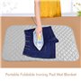 48 * 85cm Planche à Repasser Repassage Tapis De Couverture Tapis à Linge Gris Matelassé Laveuse Sécheuse Résistant à Chaleur Pad