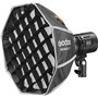Godox SP1 Boîte à lumière parabolique pour kit d'éclairage vidéo LED RS60BI RS60R MS60BI MS60R