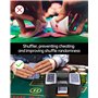 Mélangeur de Carte électronique，Batterie Rechargeable Intégrée de 2000 Mah pour Divers Jeux de Cartes