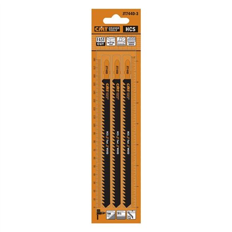 CMT Jt744d-3 Lames de scie sauteuse pour bois (lot de 3)