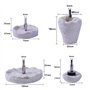 HTBAKOI Kit Polissage Aluminium Brosse Roue Polissage pour Perceuse Chrome Inox Alu Metal