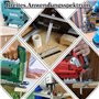 WUSBOO Lot de 60 Lames de scie sauteuse, 10 modèles, Fabriquées en HCS, Livré avec boîte en plastique, Lame de scie Idéal pour l