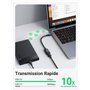 UGREEN OTG Adaptateur USB C vers USB 3.0 5Gbps OTG Câble Type C Mâle vers Type A Femelle Compatible avec iPhone 16 15 Plus Pro M