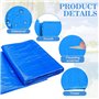 DTYGUIXE Tapis de Sol pour Piscine Tapis de Sol et de Protection Bleu pour Piscine Protecteur Fond de Piscine Tapis de Piscine G